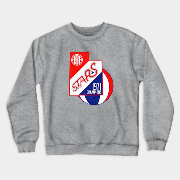 Defunct Utah Stars 1971 ABA Champions Crewneck Sweatshirt by LocalZonly